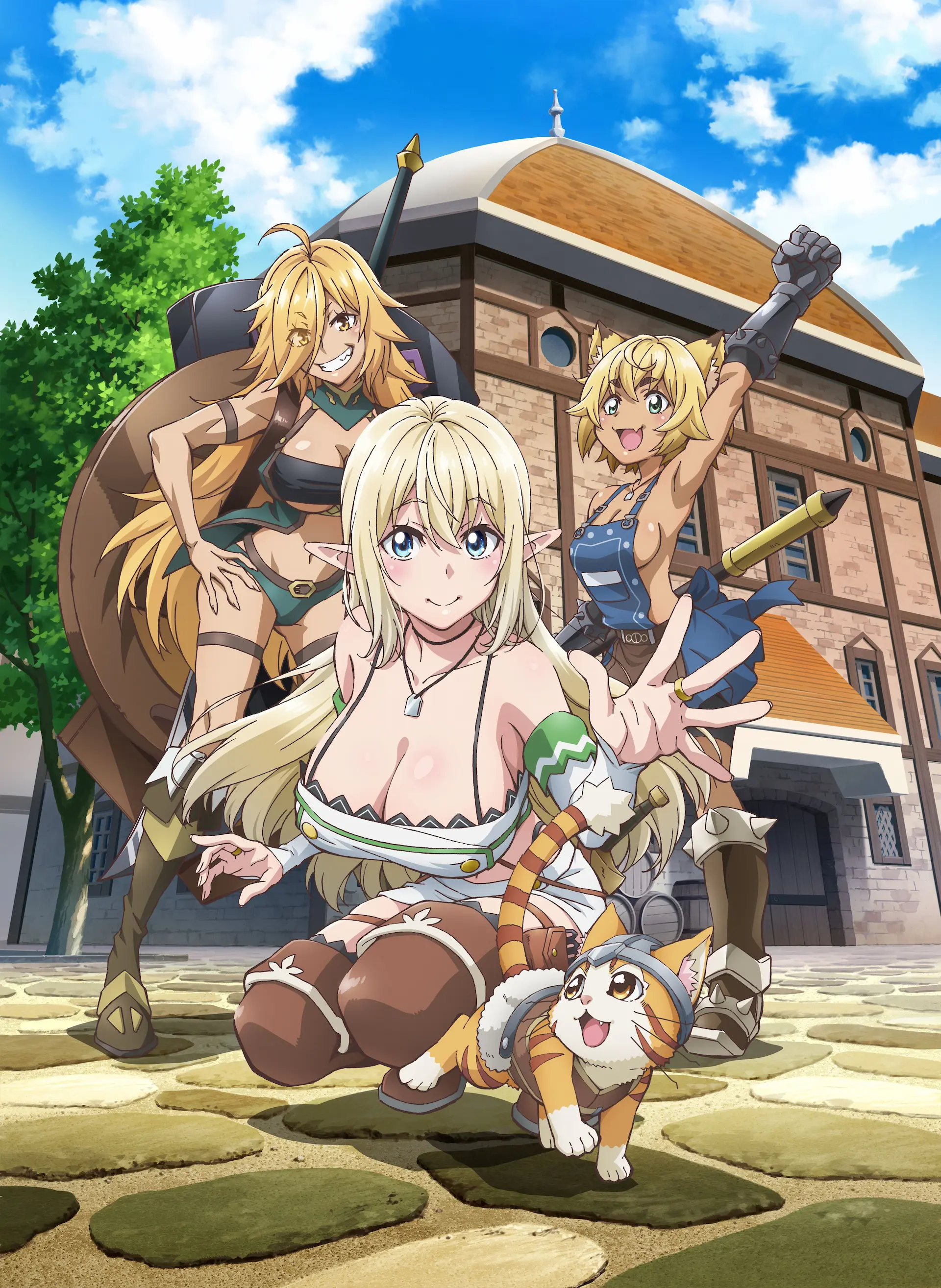 Im a Behemoth, an S-Ranked Monster, but Mistaken for a Cat, I Live as an  Elf Girls Pet -- Teaser key visual (Animated by Zero-G and Saber Works,  coming on 2025) :